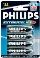 Philips LR6E4B Alkáli EXTREME LIFE AA Elem (4db/csomag)