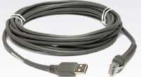 Zebra CBA-U47-S15ZAR USB vonalkódolvasó kábel 4.6m - Sötétszürke