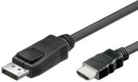 Techly DisplayPort M - HDMI M Adapterkábel Fekete 2m