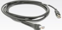 Zebra CBA-U46-S07ZAR USB vonalkódolvasó kábel 2.1m - Sötétszürke