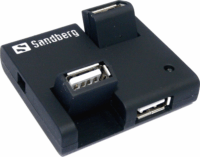 Sandberg 133-67 USB HUB (4 port) Fekete