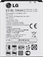 LG BL-59UH (G2 mini (D620)) akkumulátor 2440mAh Li-Ion gyári csomagolás nélkül
