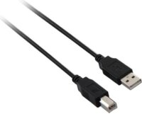 V7 USB 2.0 A-B kábel 3m - Fekete