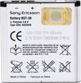 Akkumulátor, SonyEricsson BST-38, 930mAh, Li-polymer, gyári