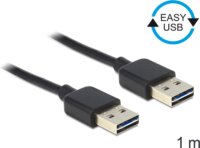 Delock EASY-USB 2.0-A apa > apa kábel, 1 m