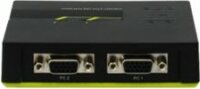 LevelOne KVM-0221 KVM switch (2 port, USB, audio, kábelszettel)