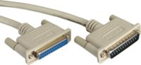 Roline DB25 F/M PC modem / Párhuzamos LPT hosszabbító kábel 1.8m