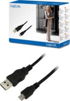 LogiLink micro USB kábel 1.8 méter (USB 2.0 A apa - USB Micro apa)