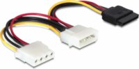 DeLOCK 60103 4-pin Molex - SATA + 4-pin Molex adapter