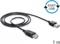 Delock EASY-USB 2.0 -A apa > USB 2.0-A anya hosszabbító kábel, 1 m