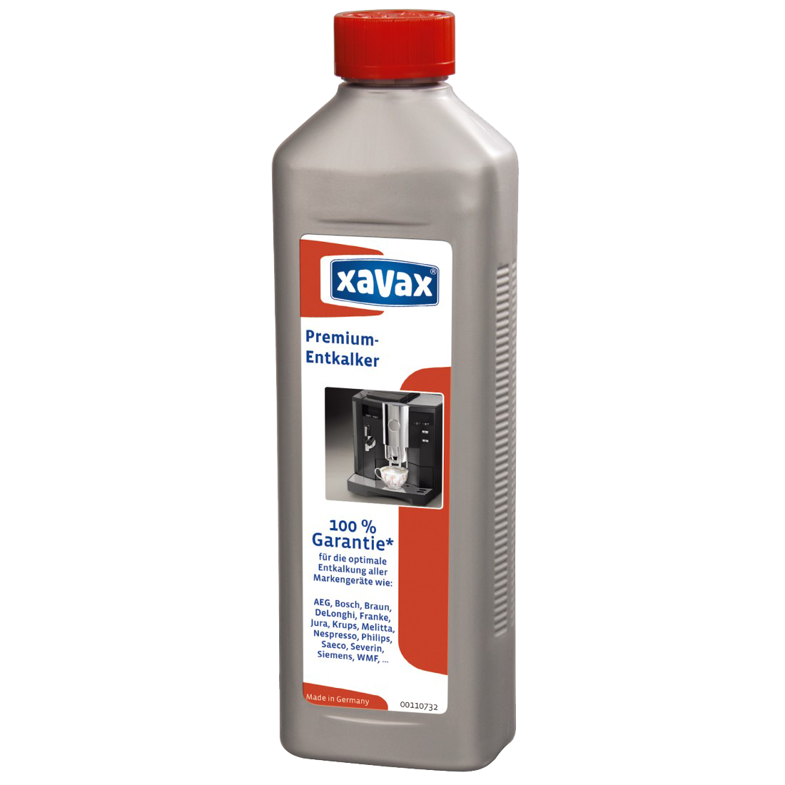 xavax Prémium vízkőoldó folyadék automata kávéfőzőkhöz, 500 xavax Prémium vízkőoldó folyadék automata kávéfőzőkhöz, 500
