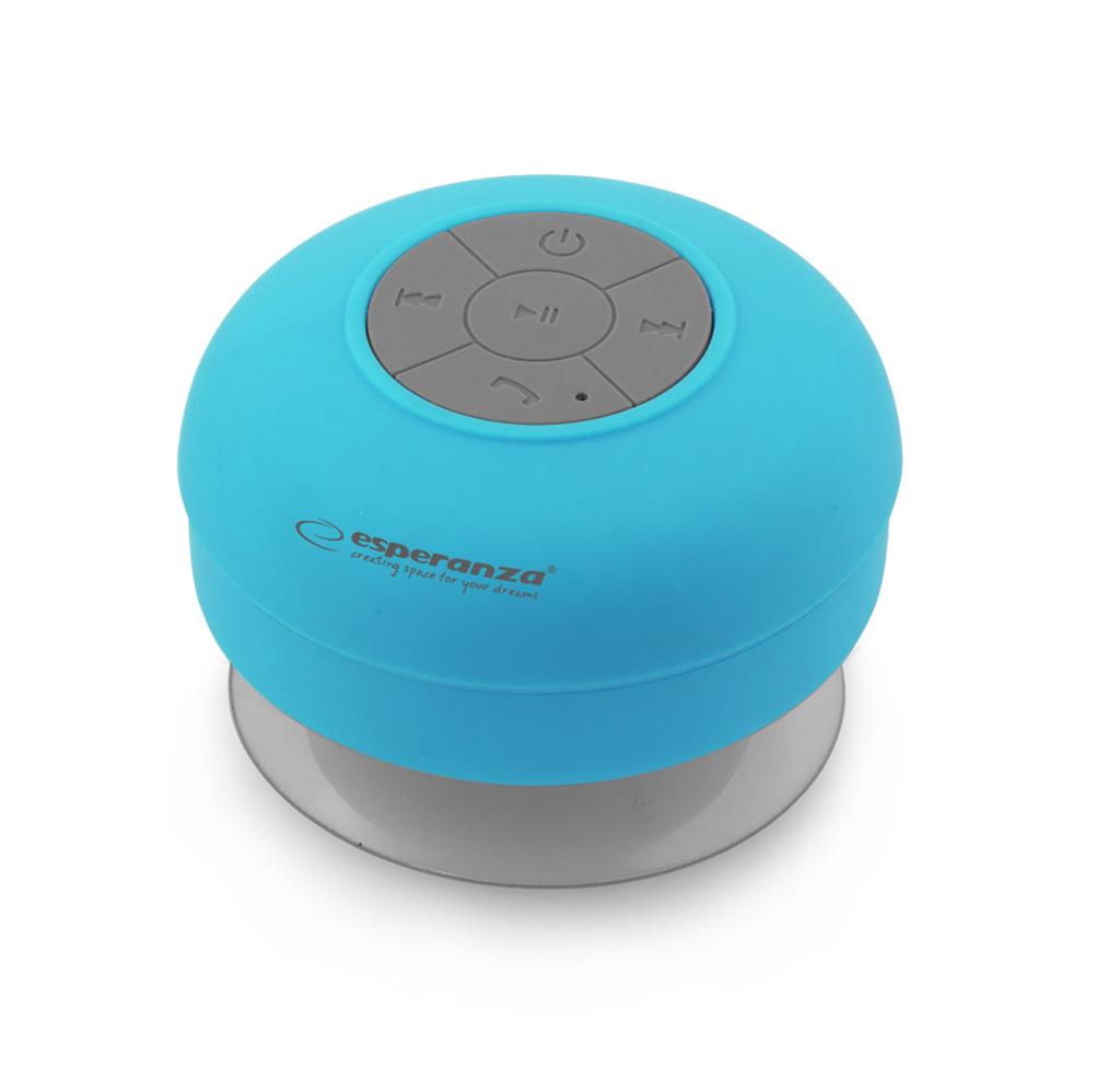 Esperanza sprinkle ep124b vÃzálló bluetooth hangszóró kék ... Fürdőszoba hangszóró