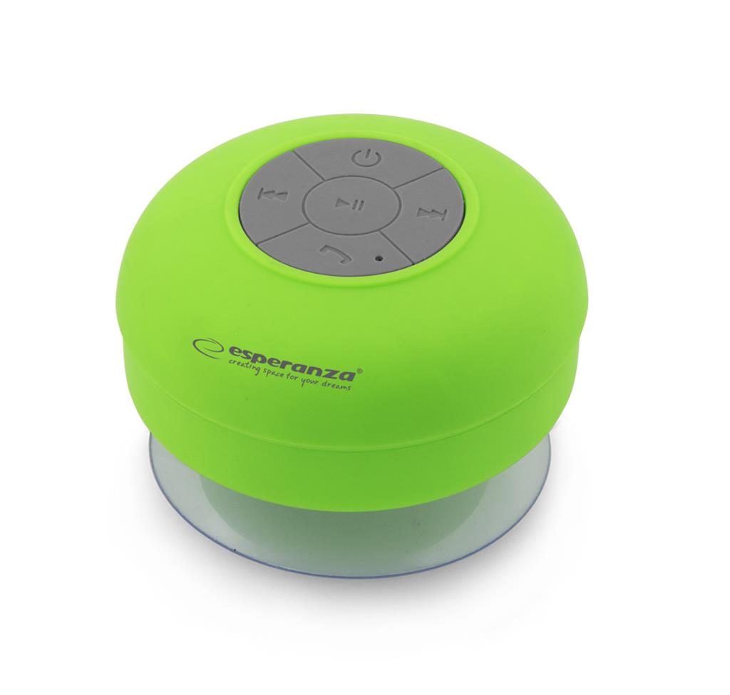 Esperanza sprinkle ep124k vÃzálló bluetooth hangszóró zöld ... Fürdőszoba hangszóró