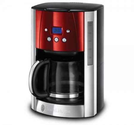 Russell Hobbs 23240 56 Luna Filteres kávéfőző Ezüst piros Russell Hobbs 23240 56 Luna Filteres kávéfőző Ezüst piros