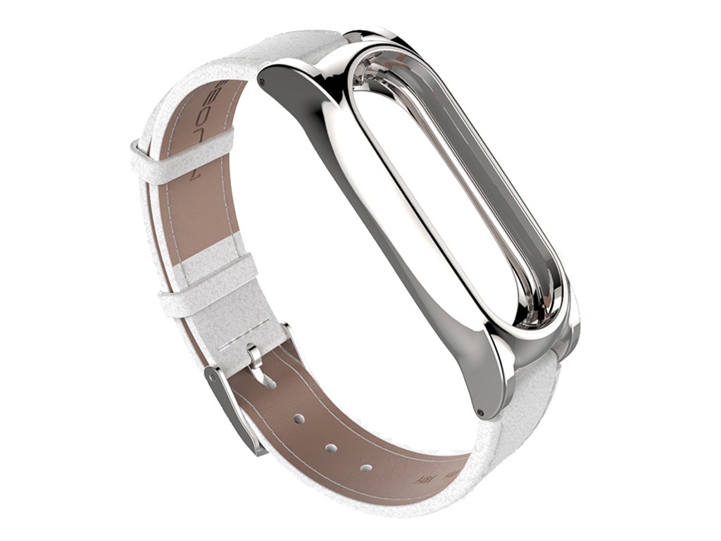 Xiaomi Mi Band 2 fitness karkötő bőrszíj Fehér Xiaomi Mi Band 2 fitness karkötő bőrszíj Fehér
