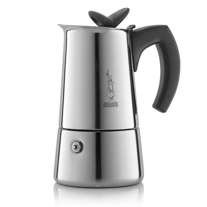 Bialetti Musa 1 személyes kotyogós kávéfőző Inox Bialetti Musa 1 személyes kotyogós kávéfőző Inox