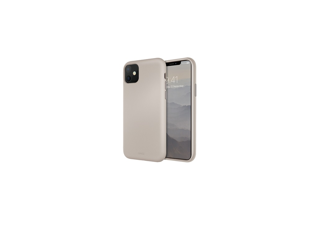 Uniq Lino Hue Apple iPhone 11 Szilikon Tok - Csont - BestMarkt