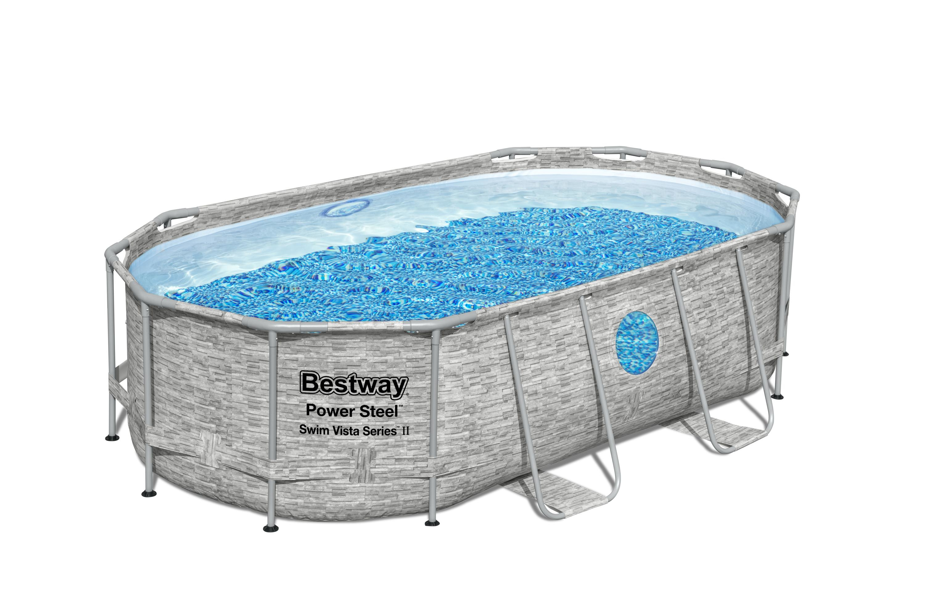 Бассейн каркасный bestway swim vista. 56946 Bestway. Бассейн Bestway 56714. Бассейн овальный Bestway 305*488. Каркасный бассейн Bestway Power Steel 5614v, 396х107 см (комплект).